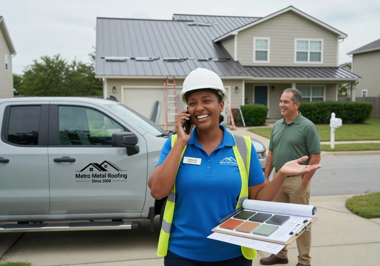 Storm Damage Metal Roof Repair in Fort Branch, IN